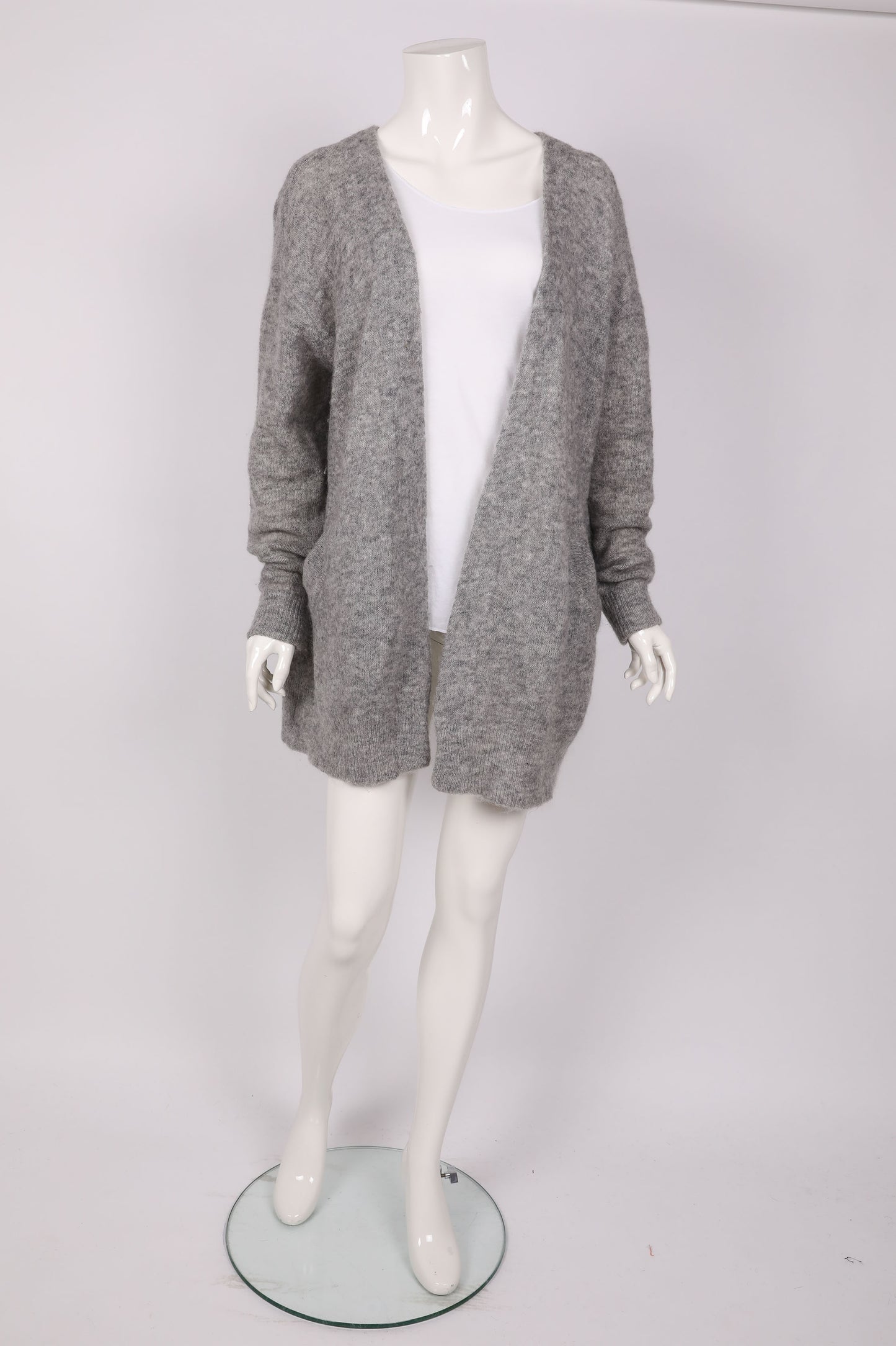 Cardigan Brushed-Knit long