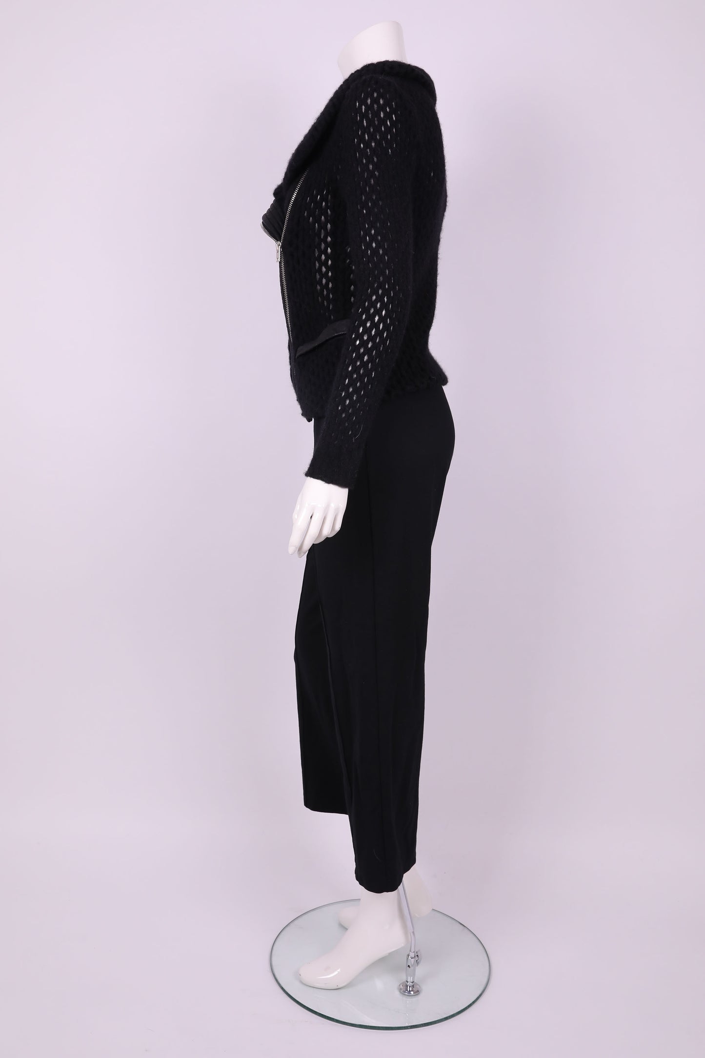 Jacke mit Lochmuster