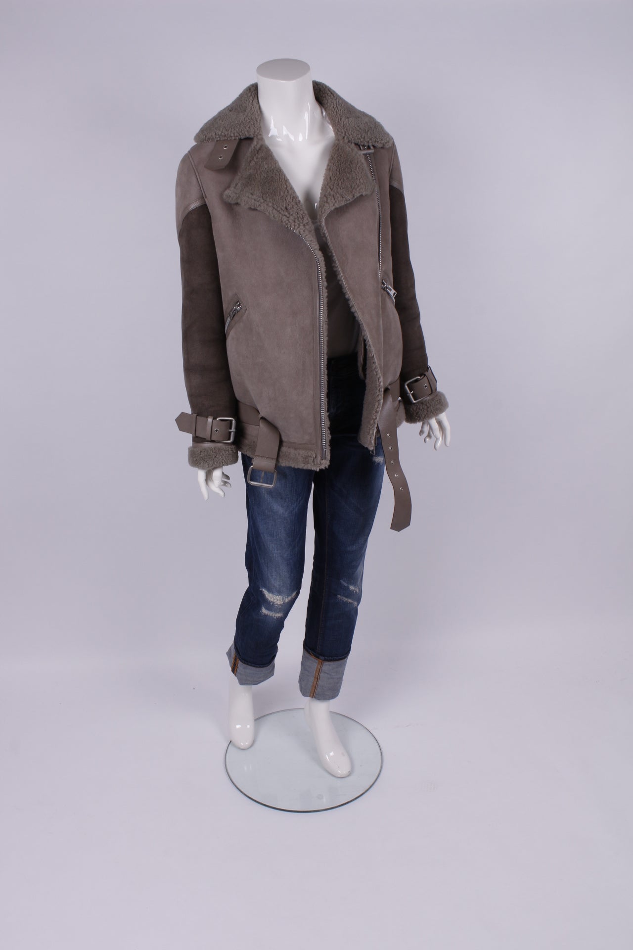 Lammfell Jacke