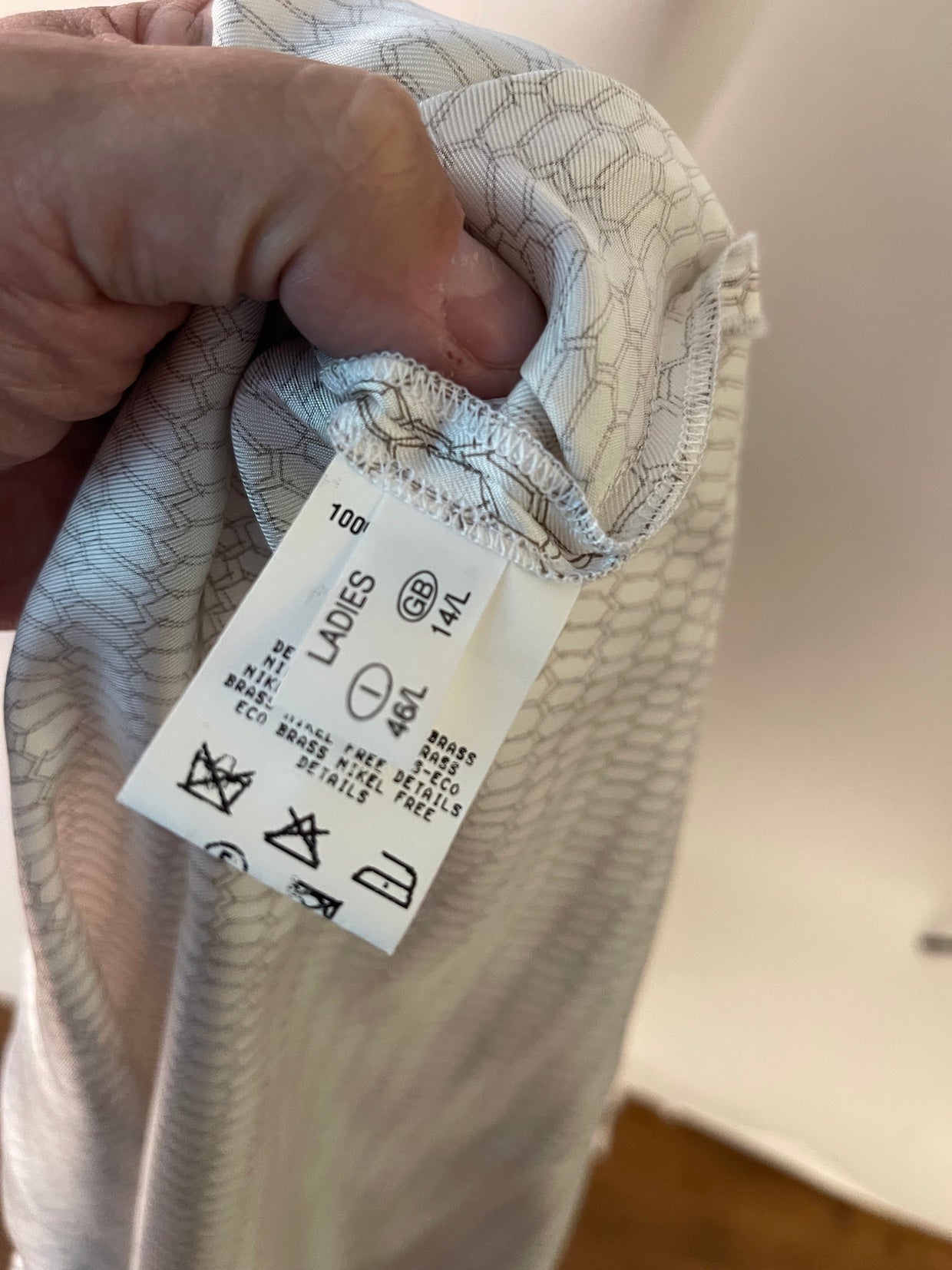 Longshirt gemustert