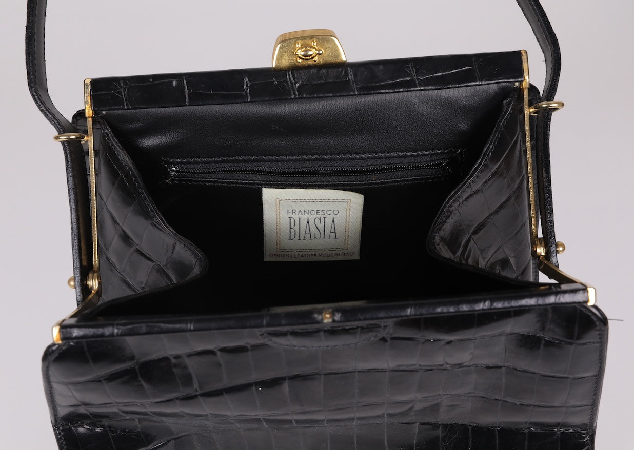 Handtasche Kroko