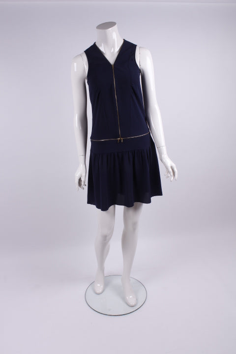 Trägerkleid mit Reisverschluss