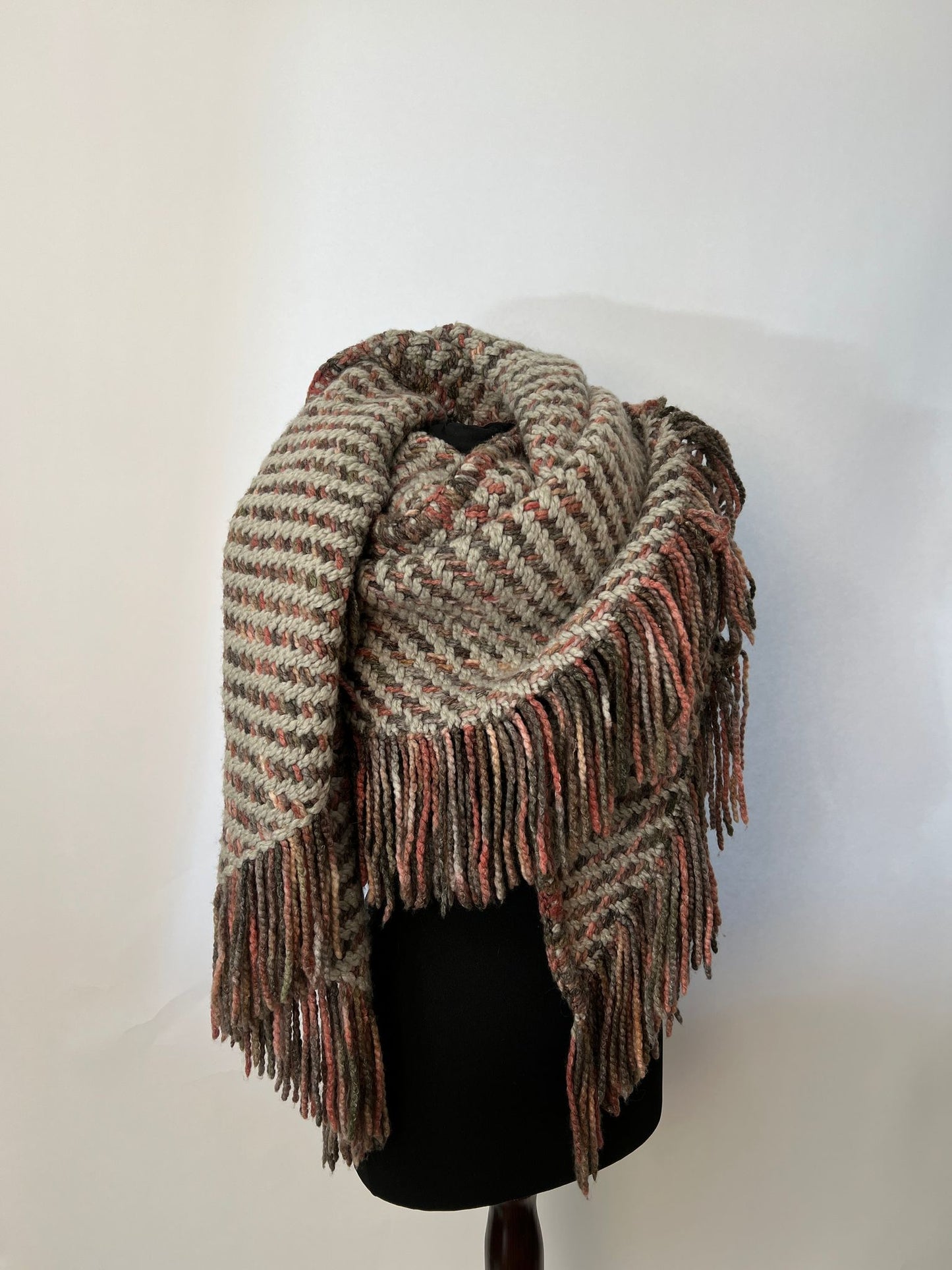 Schal / Cape gestrickt