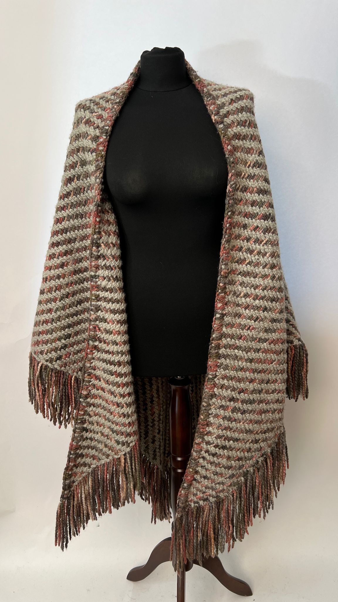 Schal / Cape gestrickt