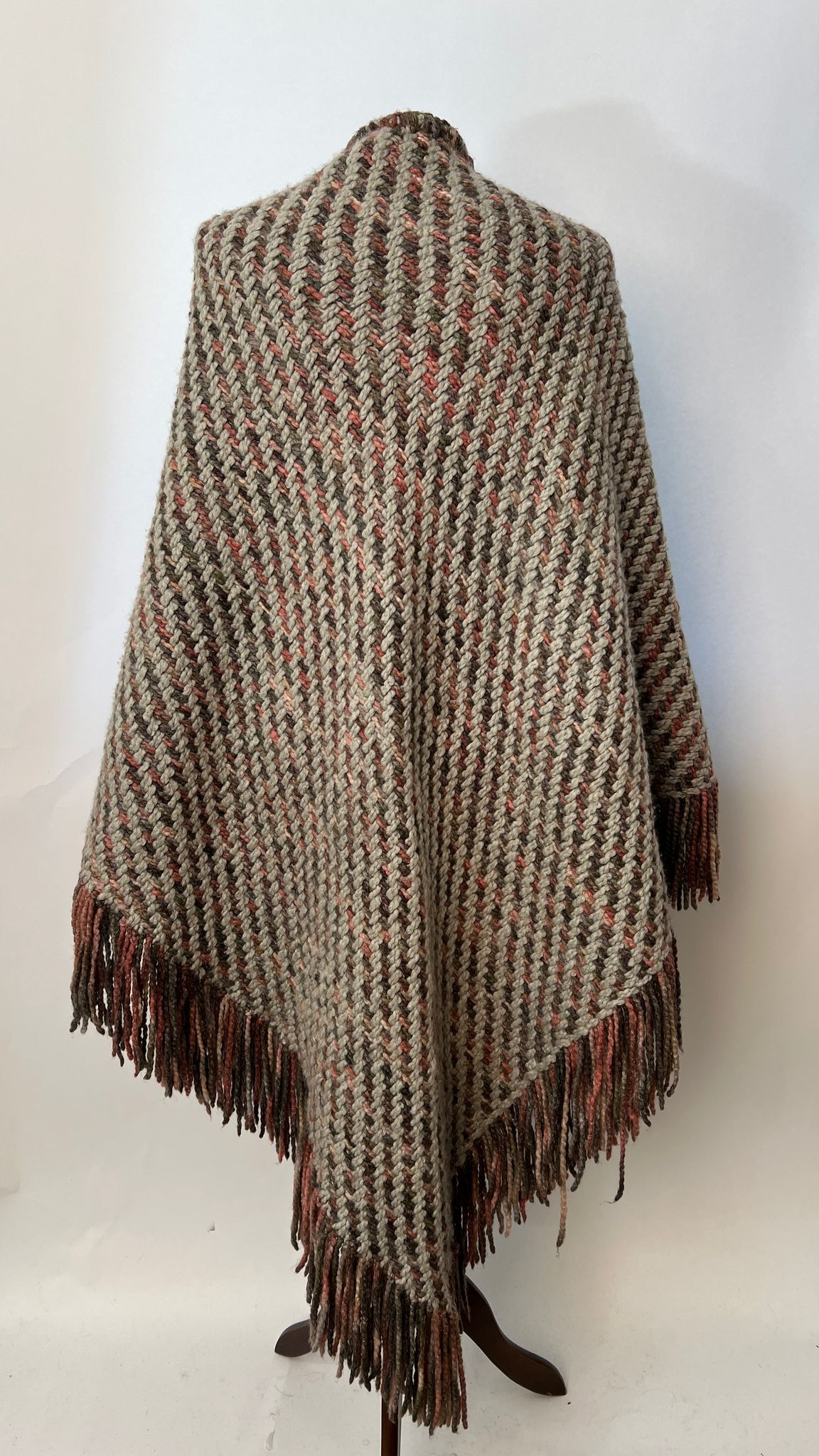 Schal / Cape gestrickt