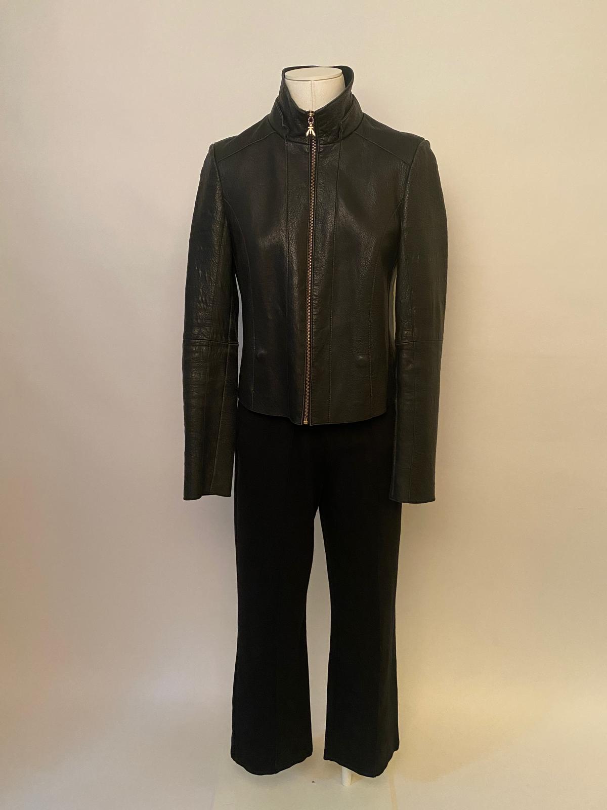 Lederjacke