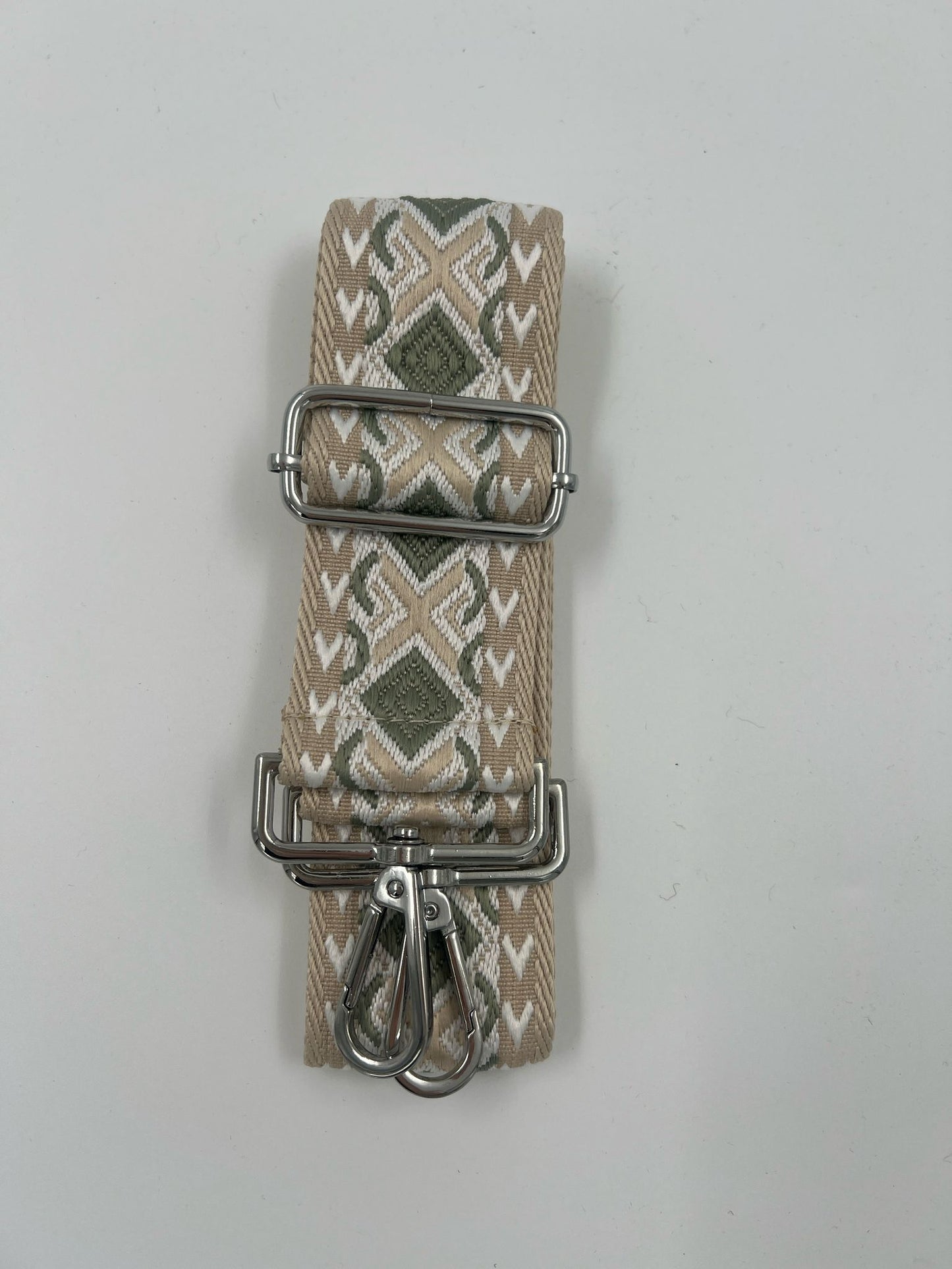 Bändel "Vierecke" | Hardware silber