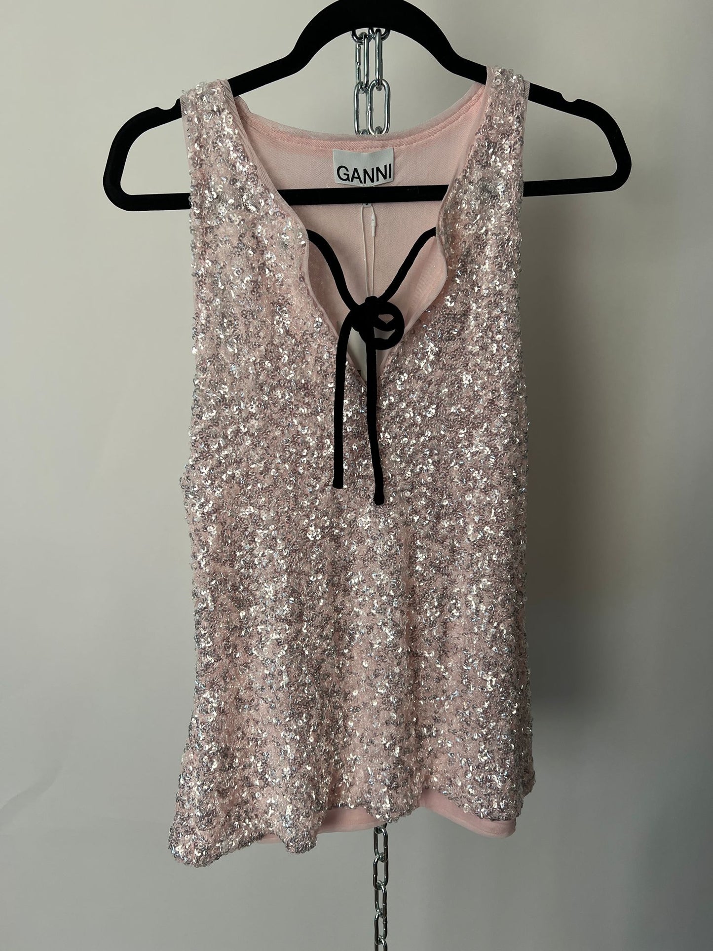 Bluse mit Pailletten