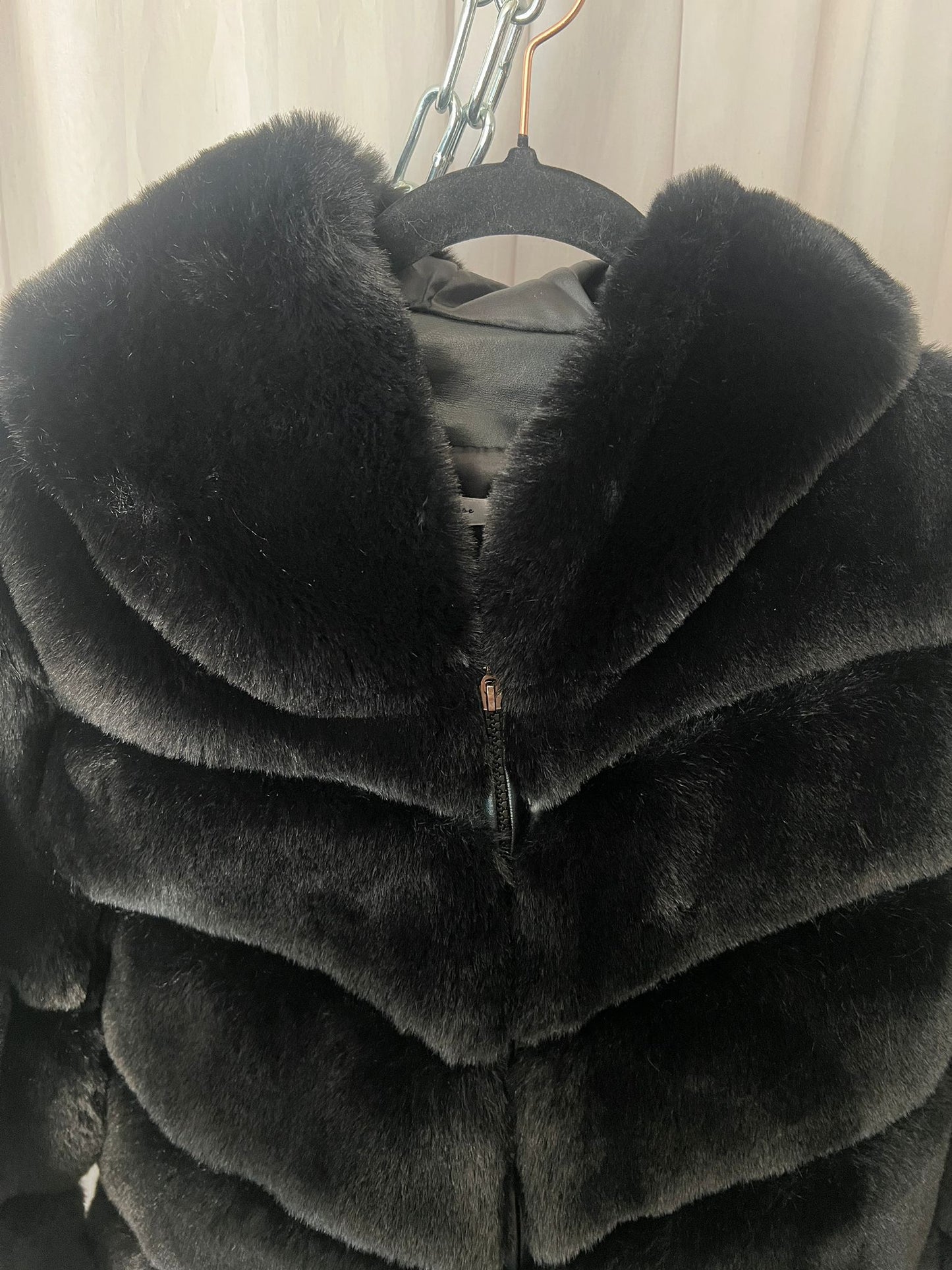Kunstfell-Jacke