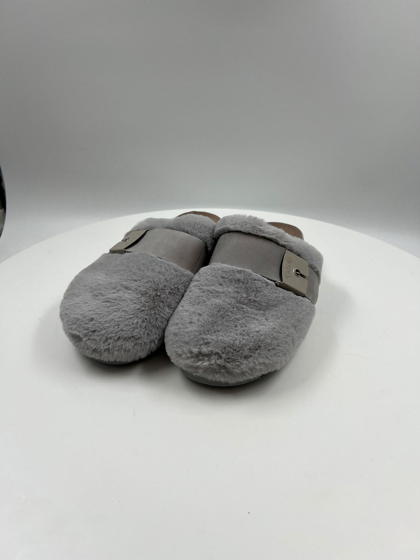 Slippers mit Kunstfell