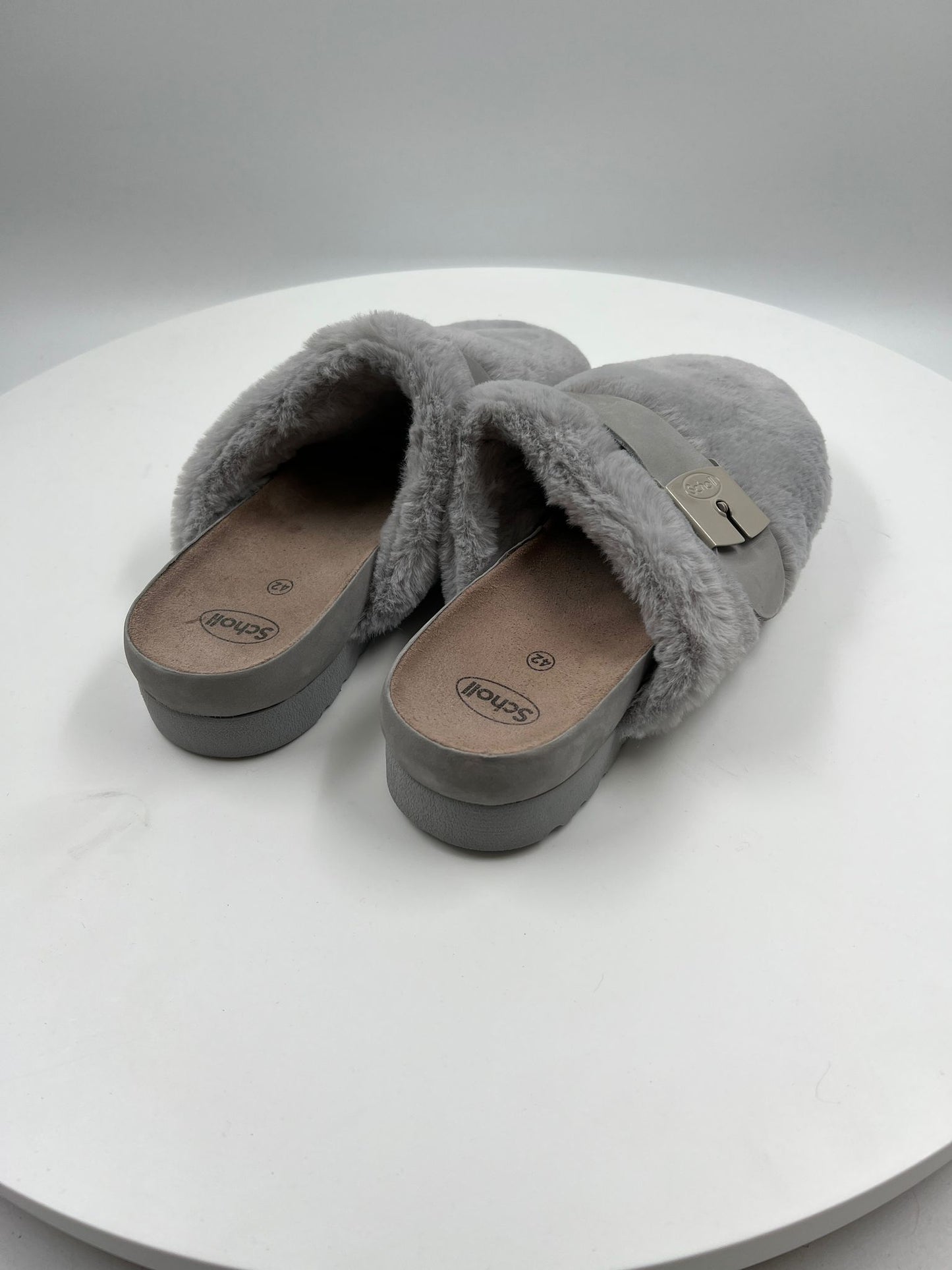 Slippers mit Kunstfell