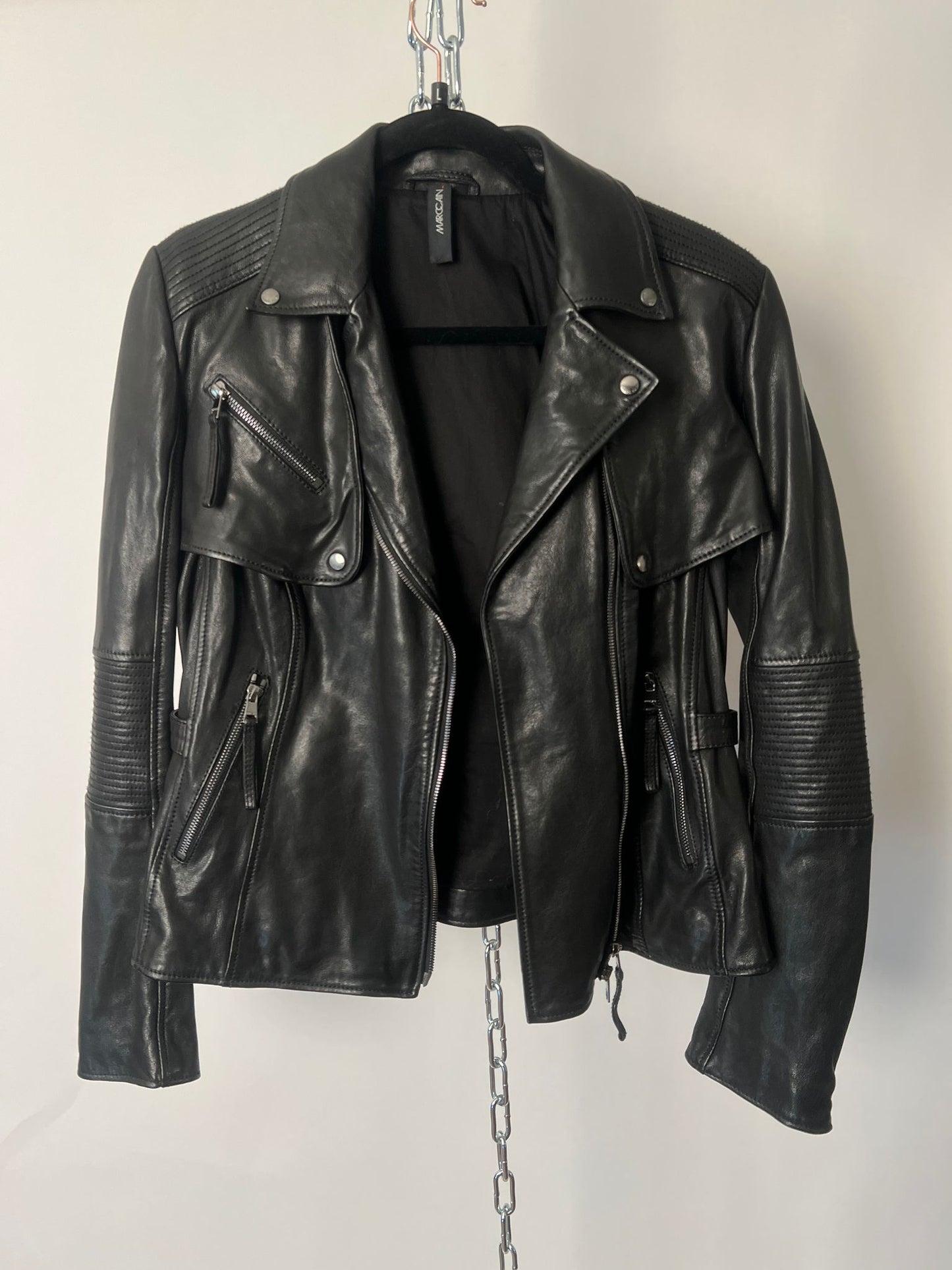 Lederjacke