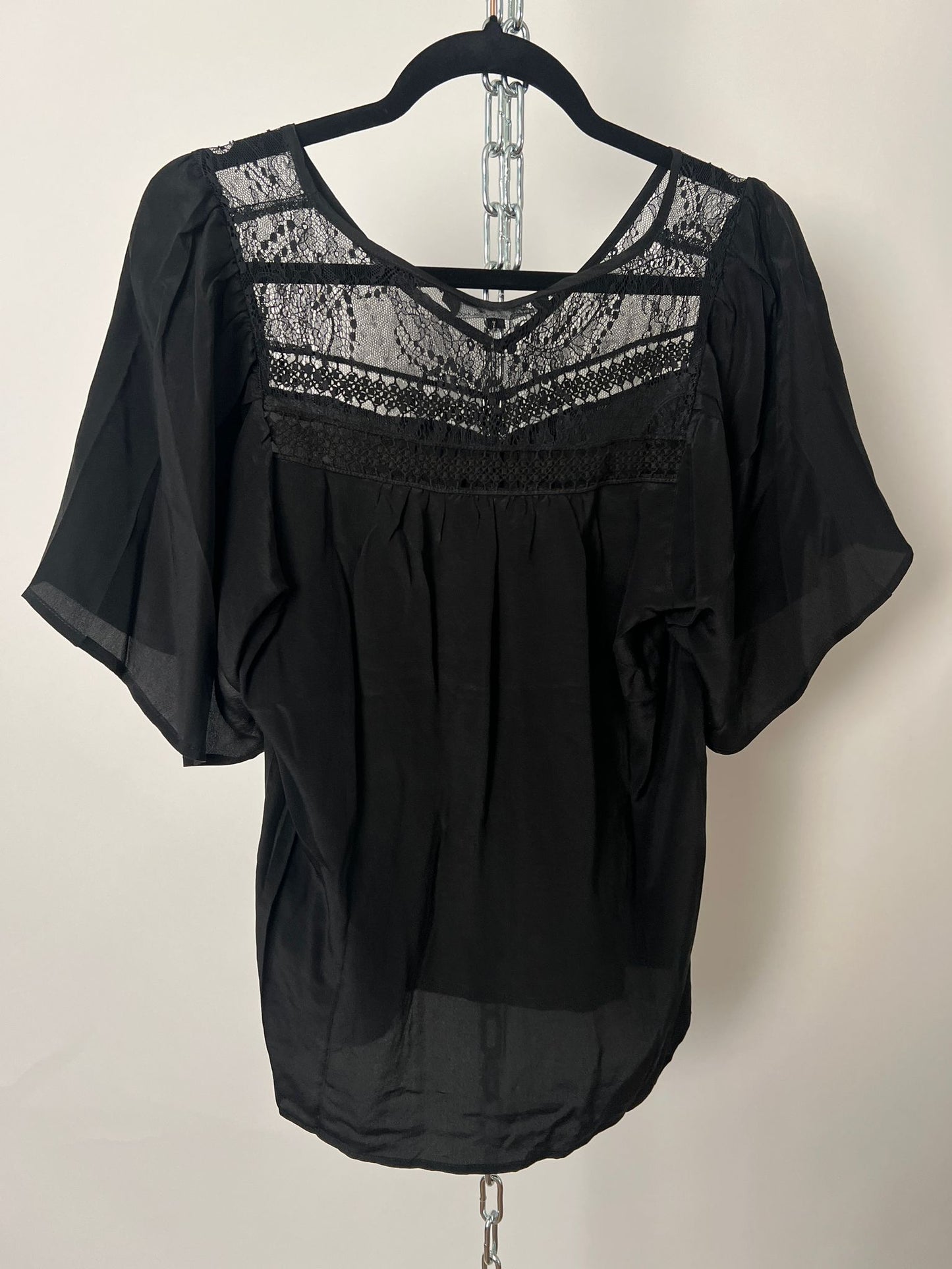 T-Shirt luftig mit Spitze