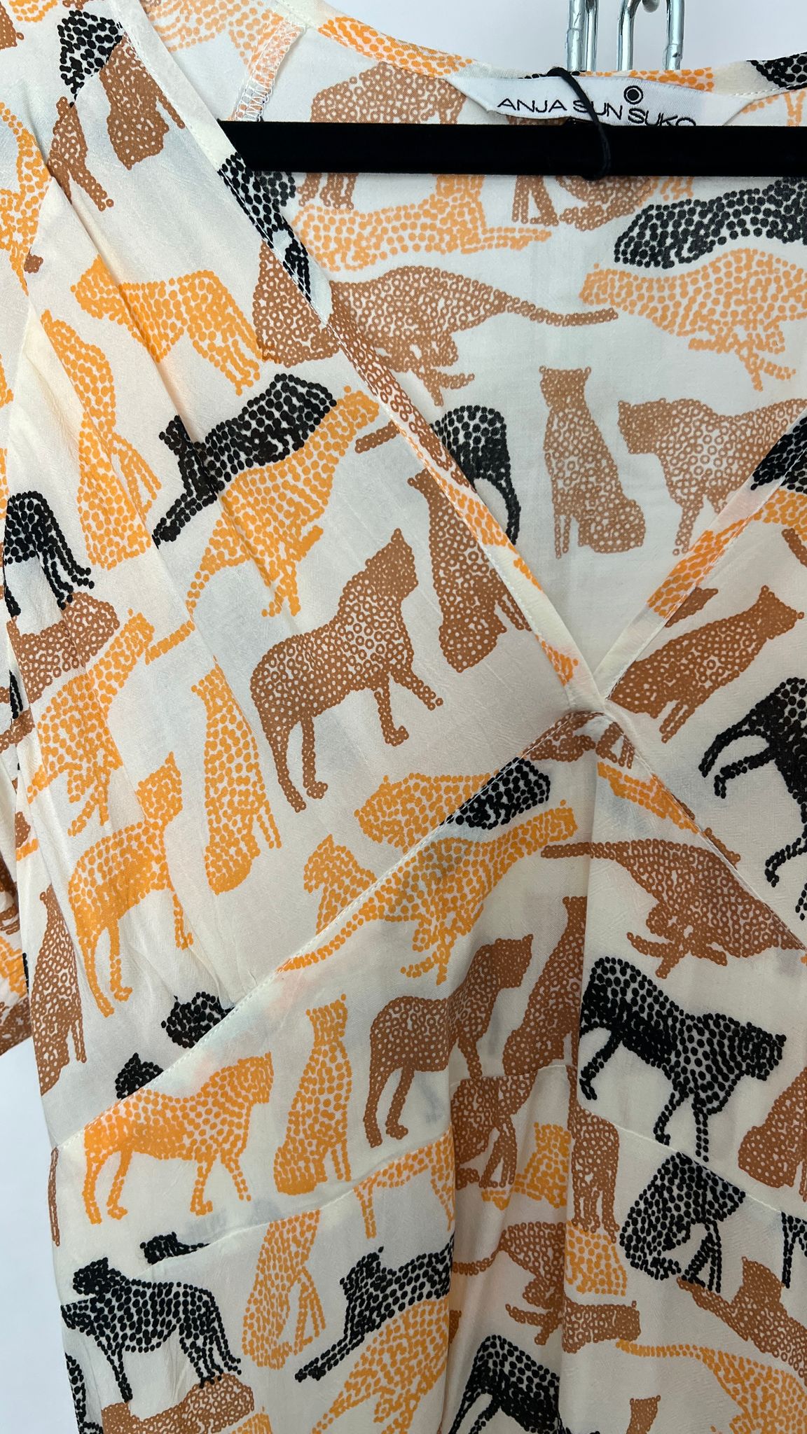Kleid mit Leoparden-Print