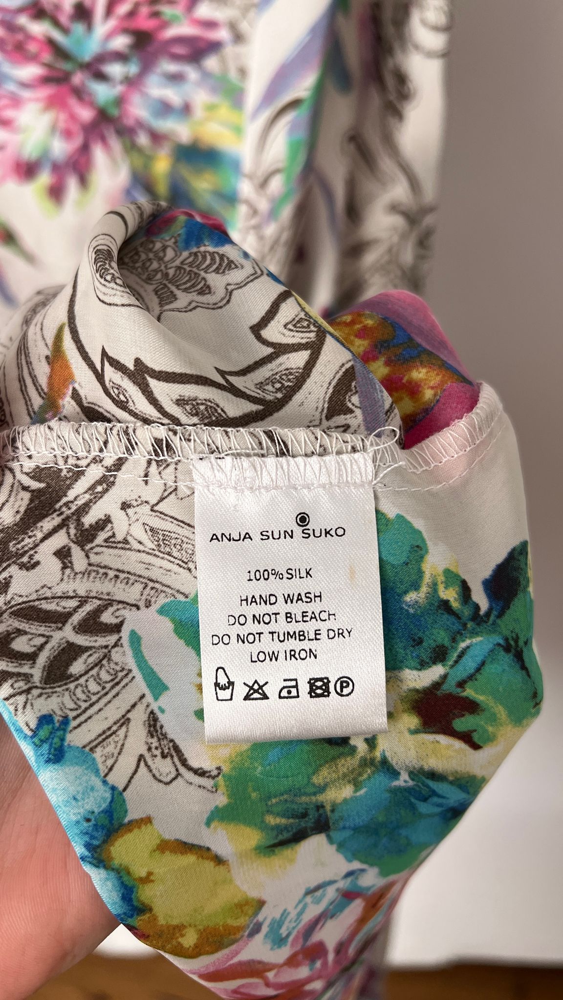 Bandeau-Kleid gemustert
