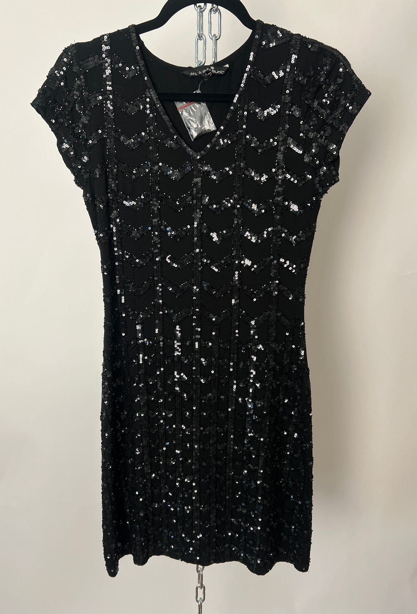 Pailletten-Kleid kurz