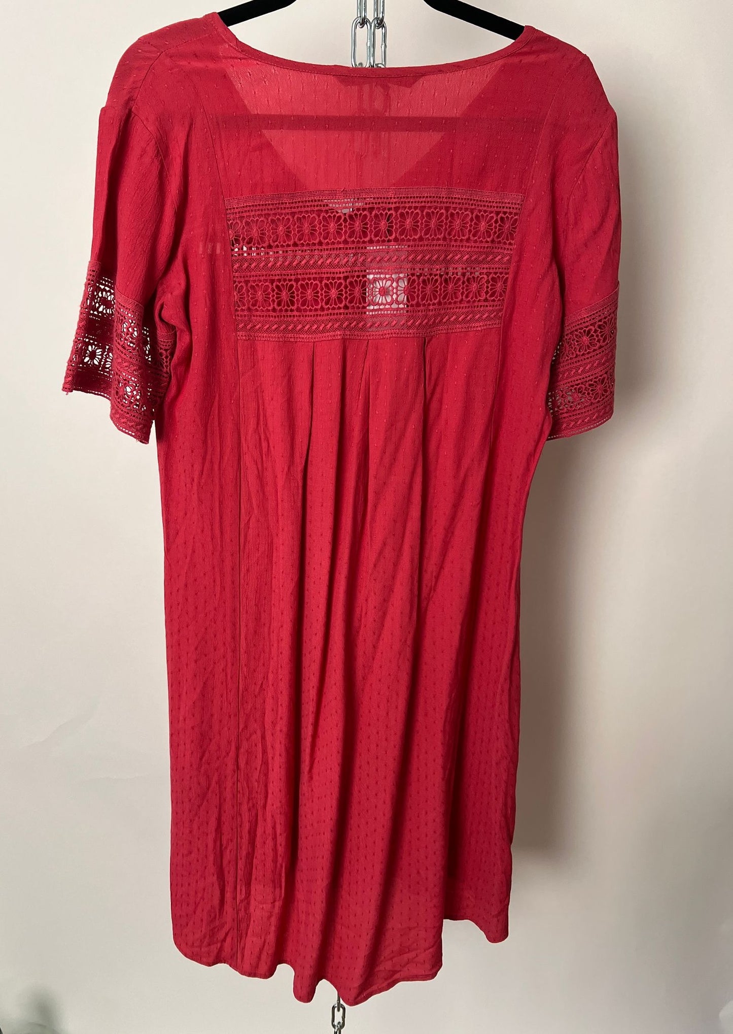 Kleid mit Spitzen-Ärmel