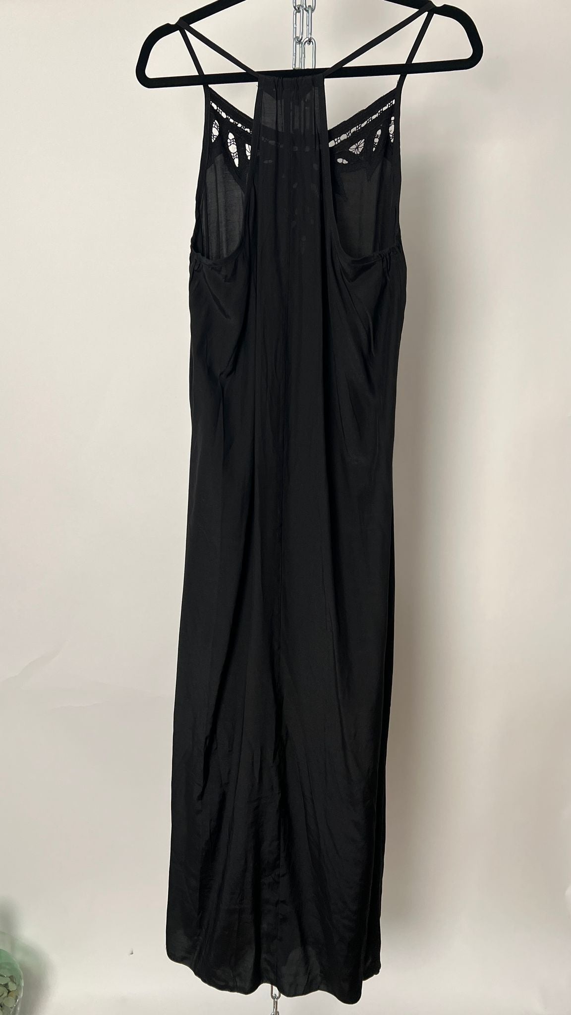 Kleid lang mit Spaghetti-Träger