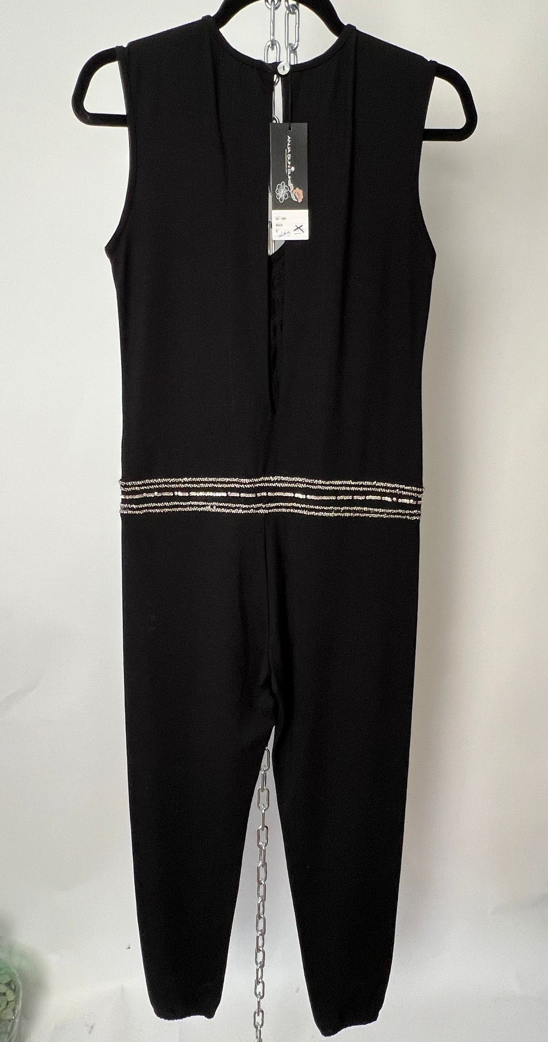 Jumpsuit mit Pailletten