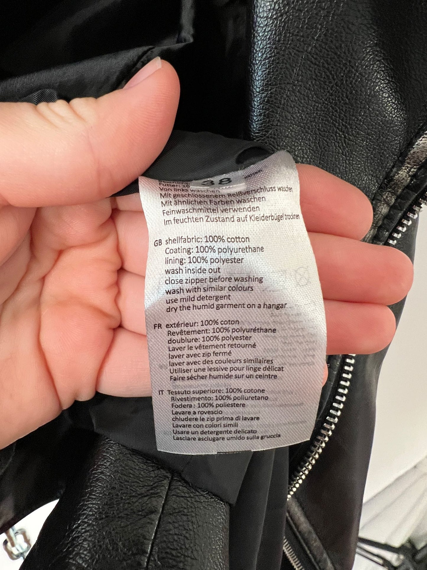 Lederjacke vegan