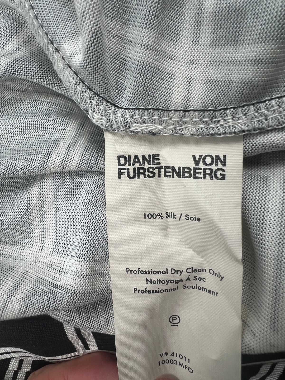 Tunikakleid, Diane von Fürstenberg, schwarz