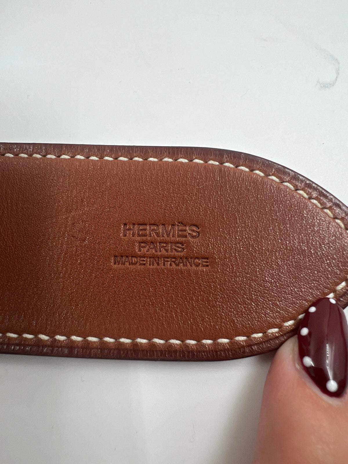 Gürtel, Hermès, braun/beige