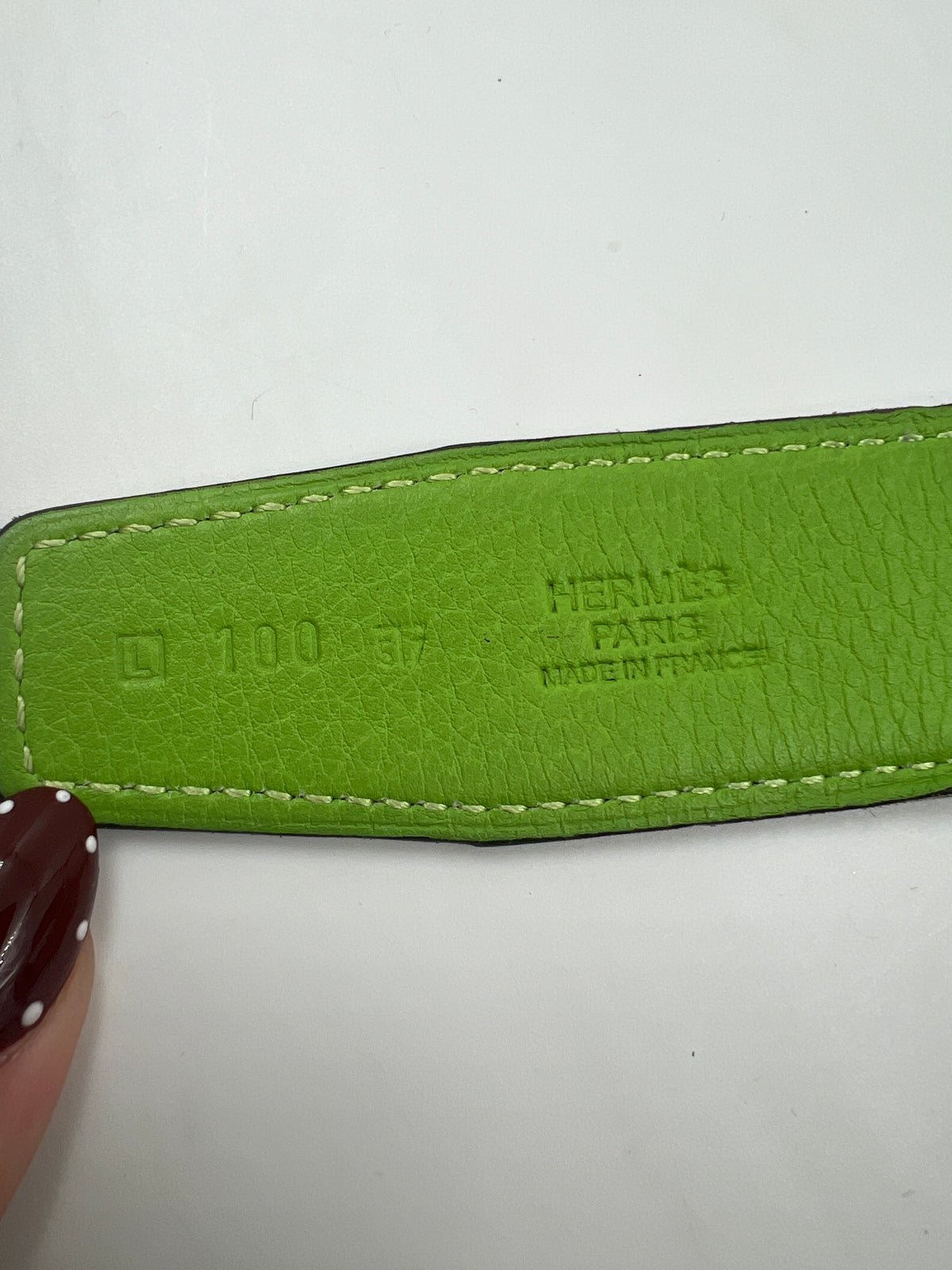 Gürtel, Hermès, weiss
