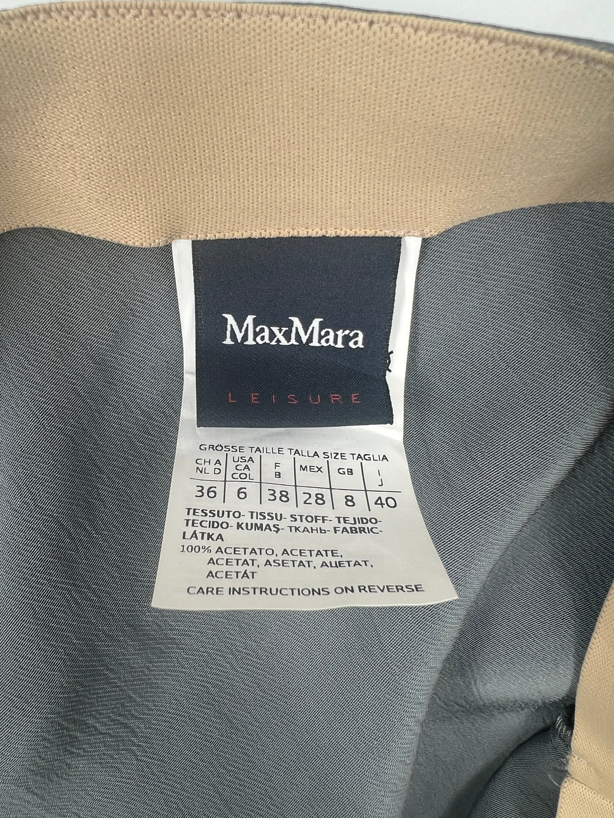 Rock, Max Mara, silber