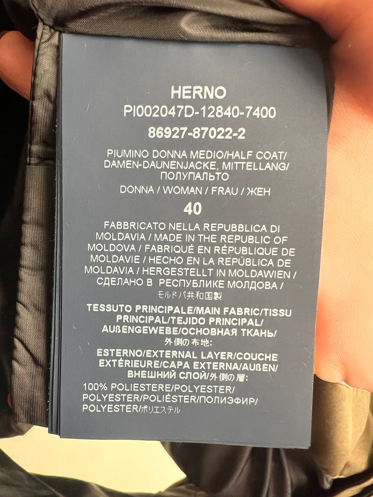 Daunenjacke, Herno, braun