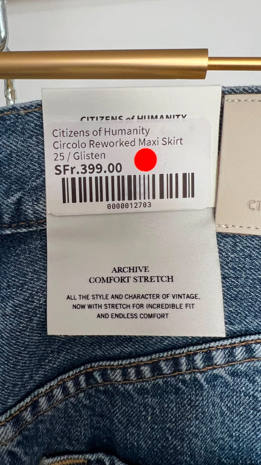 Jeansrock, Citizens of Humanity, Jeansblau