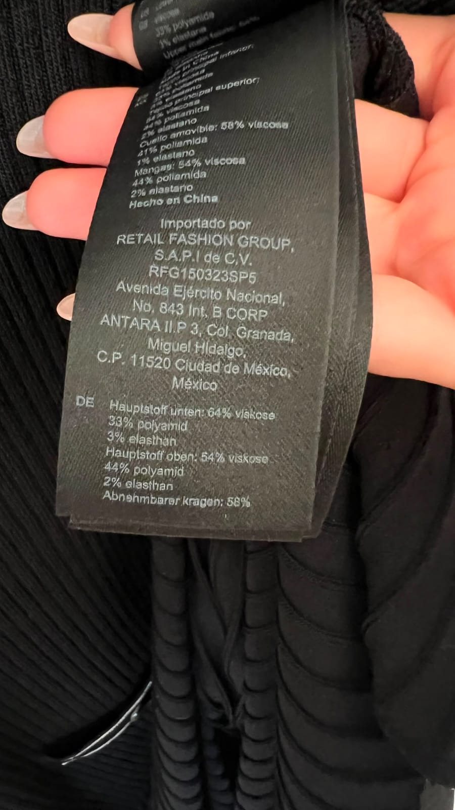 Kleid, Sandro, schwarz