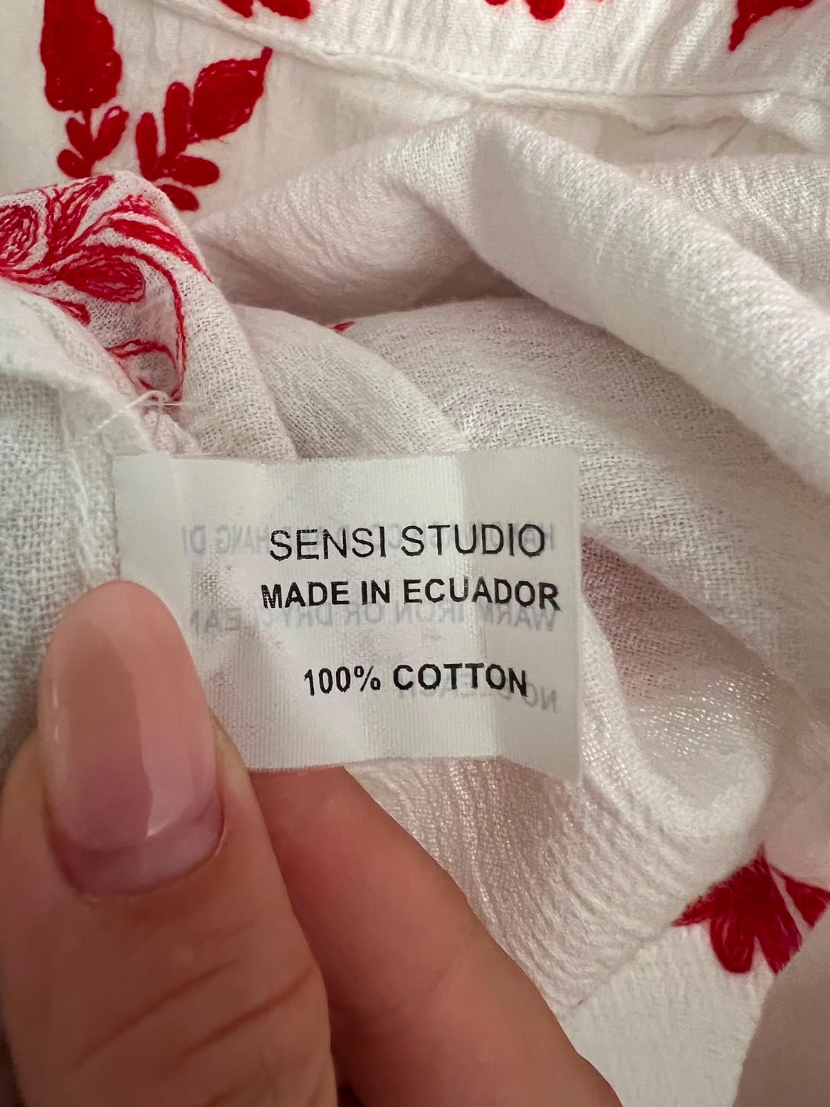 Top, Sensi Studio Ecuador, weiss