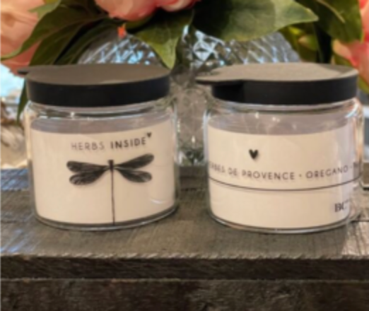 Vorratsgläser klein durchsichtig - 2-er set