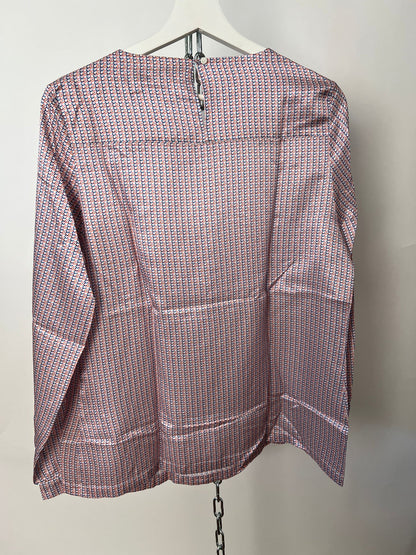 Bluse gemustert