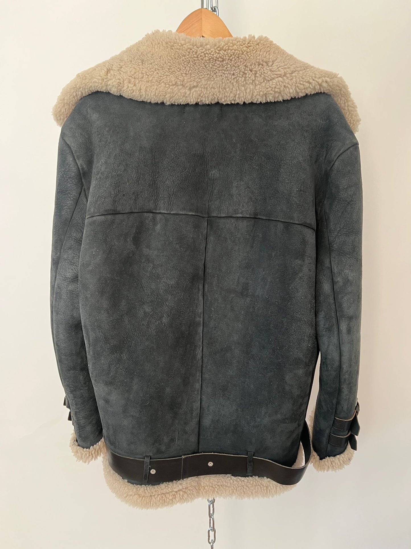 Lederjacke mit Pelzfutter