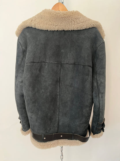 Lederjacke mit Pelzfutter