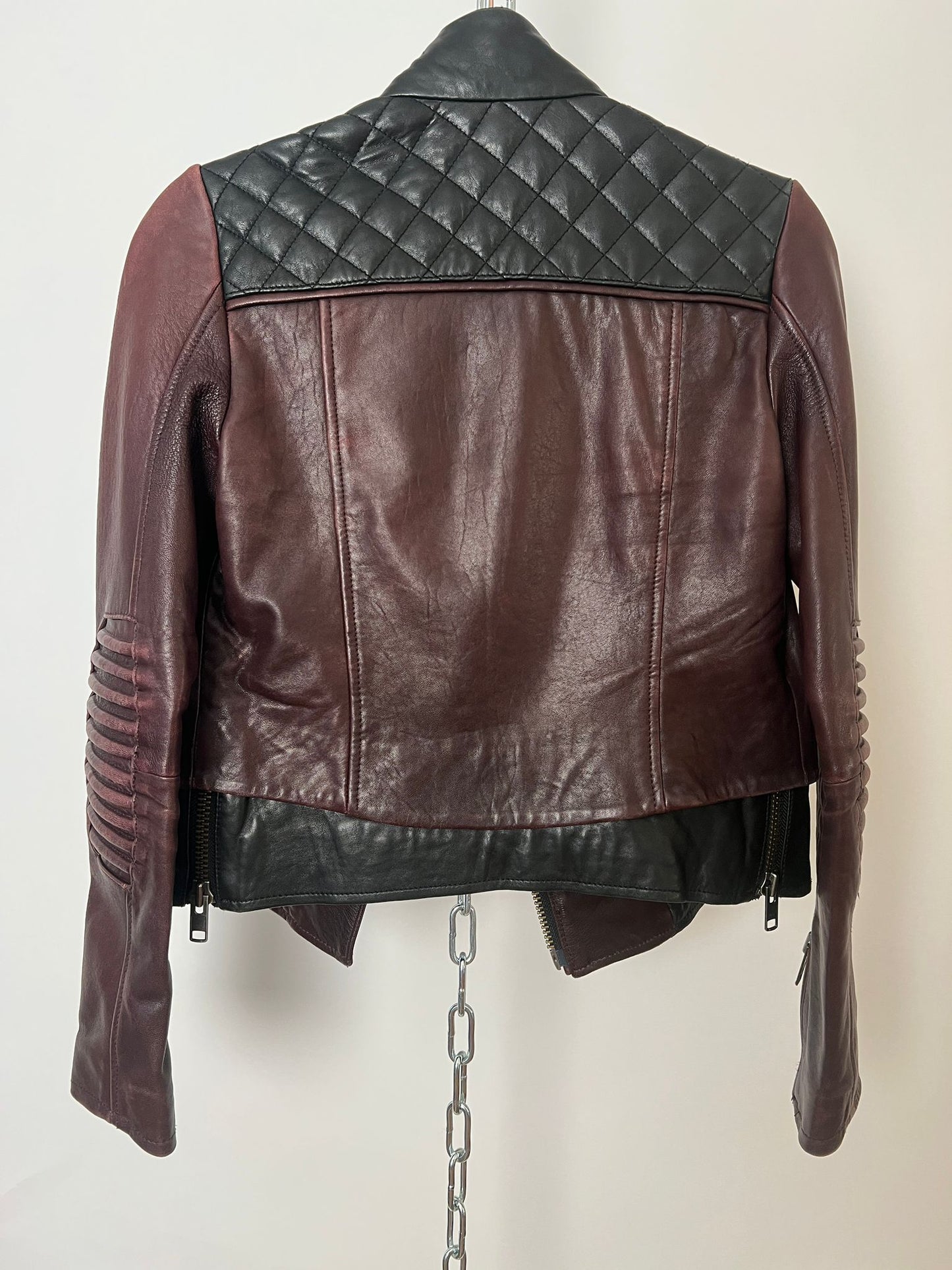 Lederjacke
