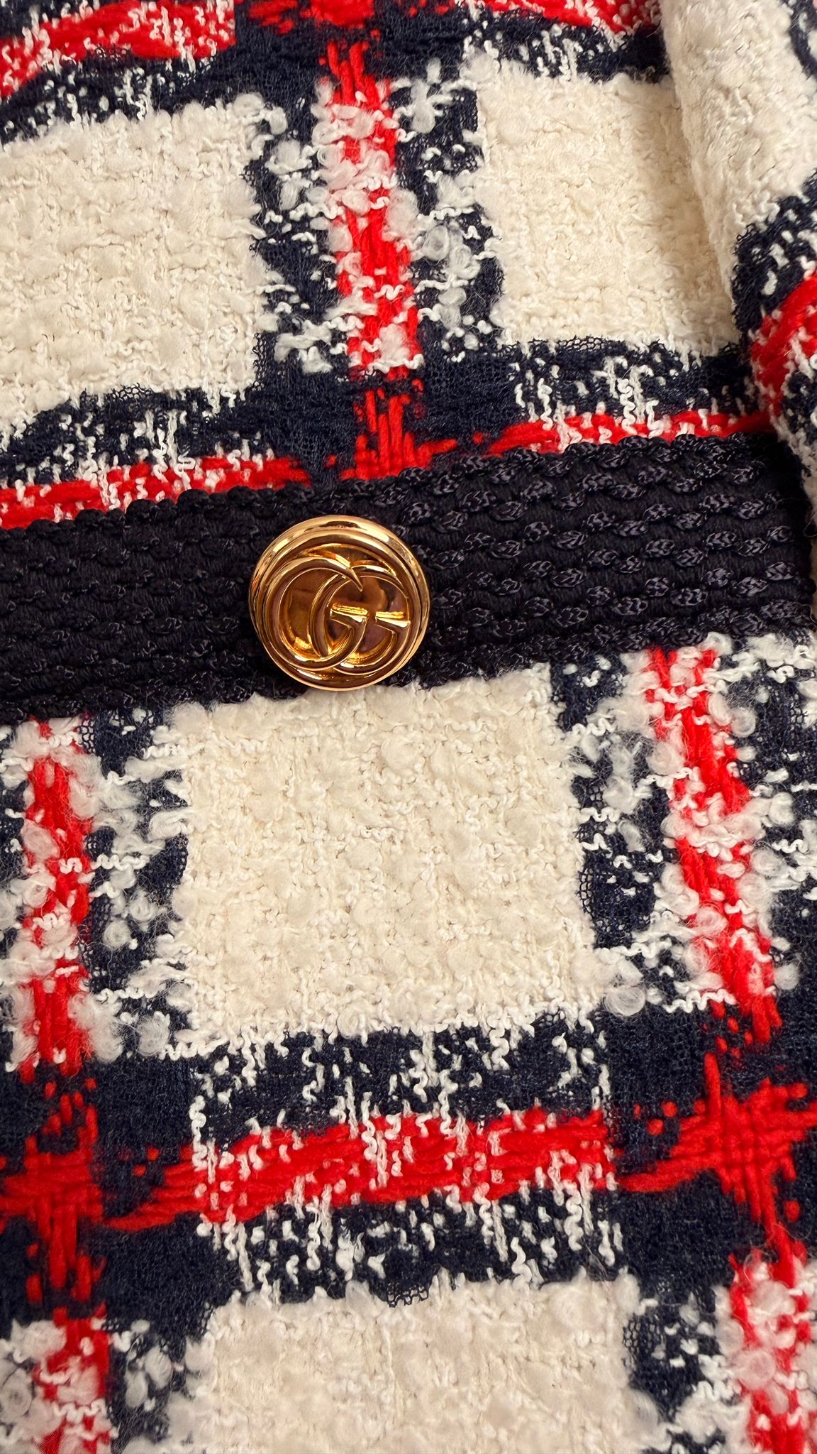 Tweed Jacke karriert