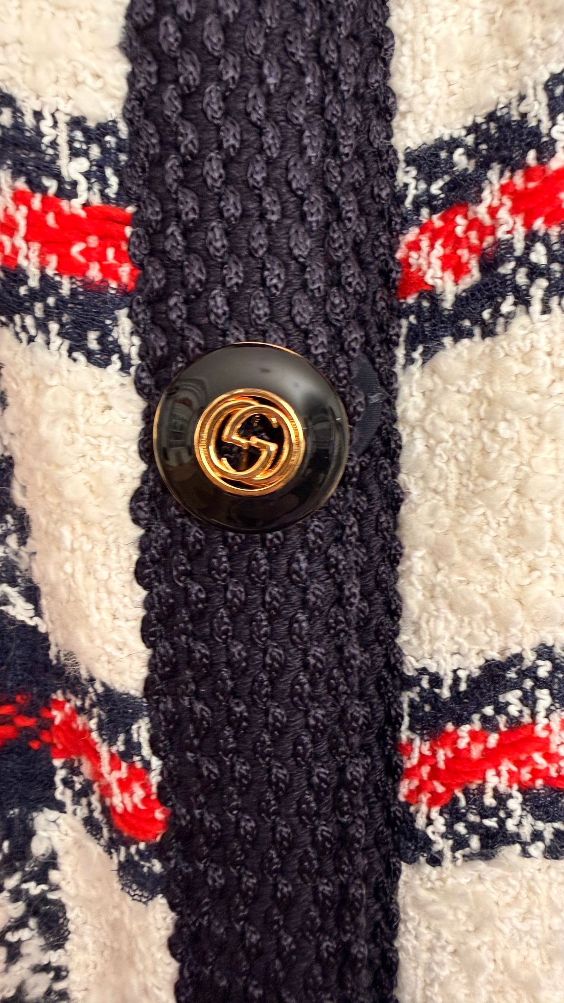 Tweed Jacke karriert
