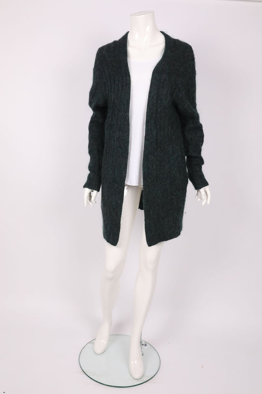 Cardigan Brushed-Knit long