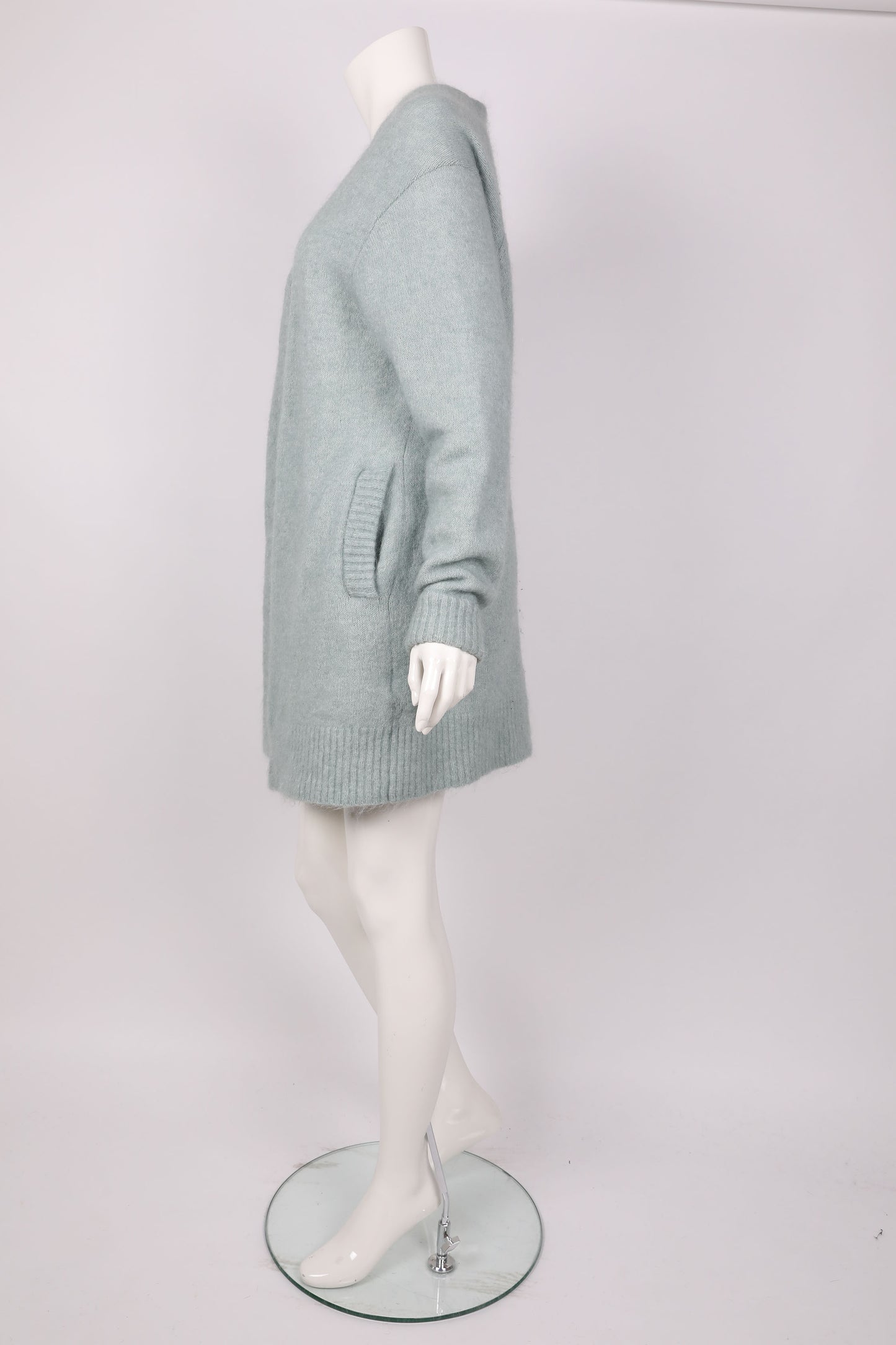 Cardigan Brushed-Knit long