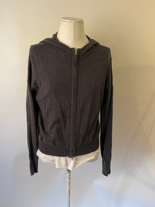 Strickjacke mit Kapuze