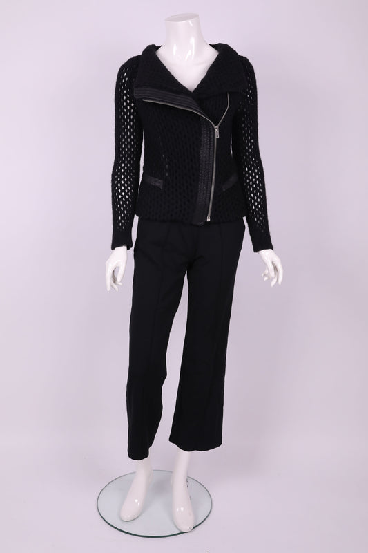 Jacke mit Lochmuster