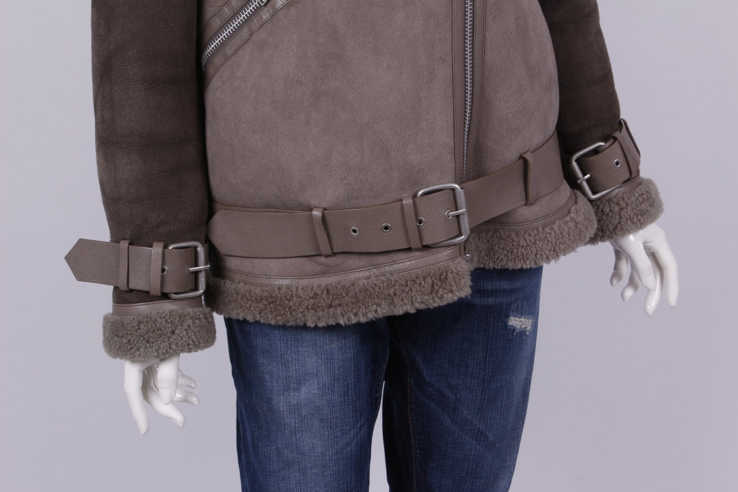 Lammfell Jacke