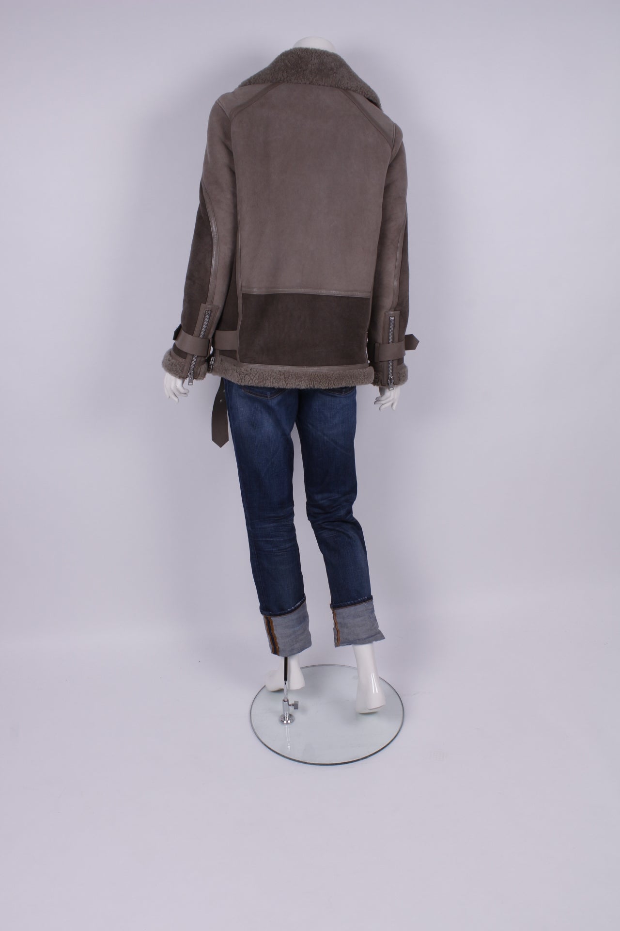 Lammfell Jacke