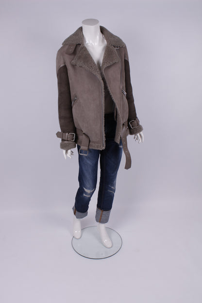 Lammfell Jacke