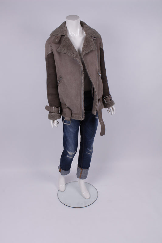 Lammfell Jacke