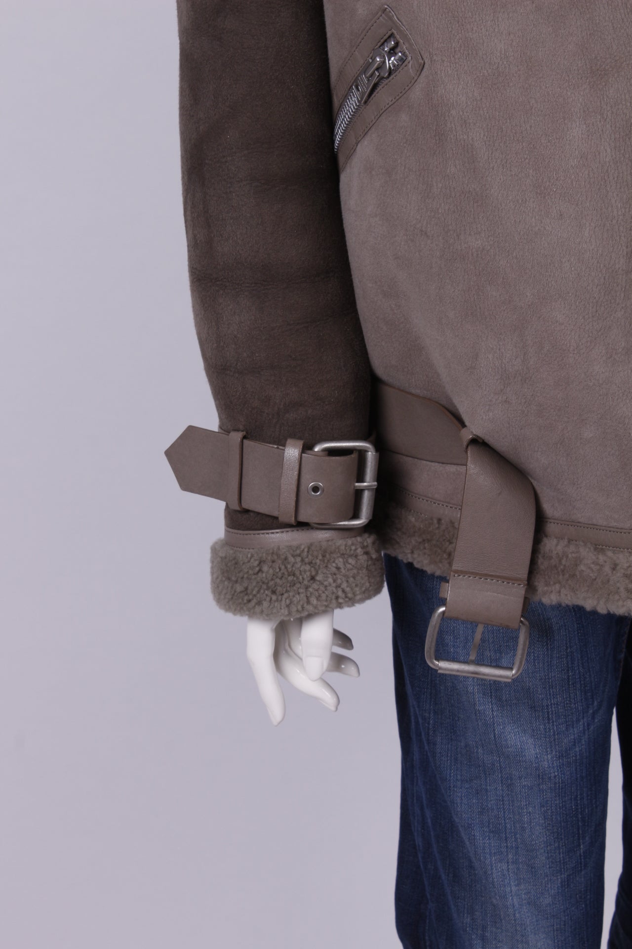 Lammfell Jacke