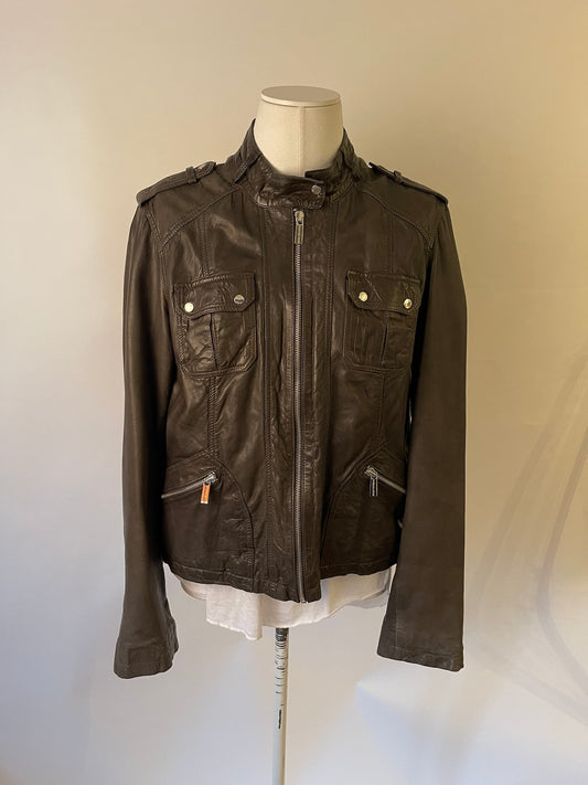 Lederjacke