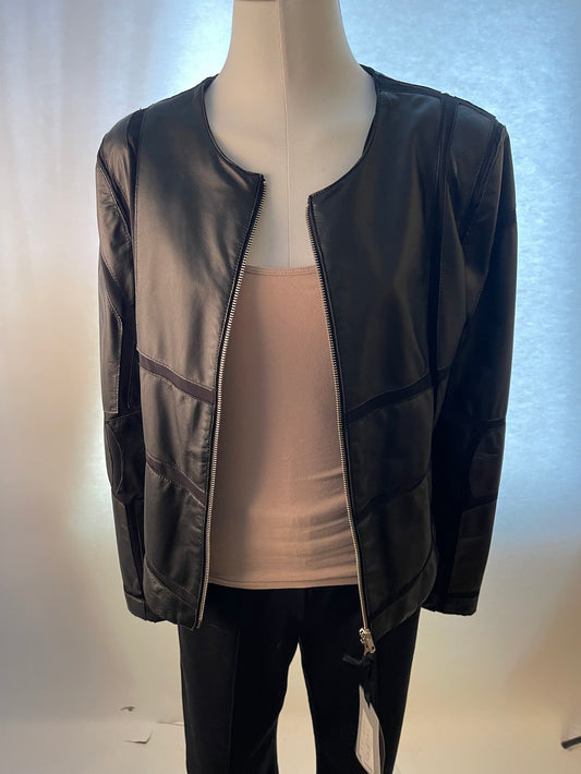 Lederjacke